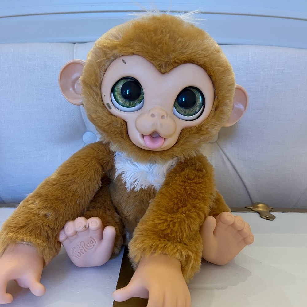 Fur Real Brown Interactive Monkey Toy - Picture 3 of 7